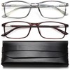 YTDBNS Reading Glasses Blue Light Blocking - 2 Pack Readers