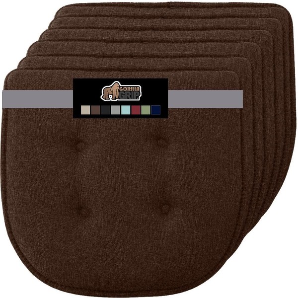 GORILLA GRIP Gorilla Grip Tufted Chair Cushions, Memory Foam Pads