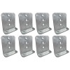 Brickyard 8 Pack - 6" Galvanized L-Type Boat Trailer Bunk