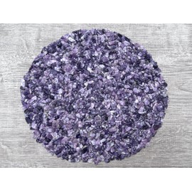 GAF TREASURES Lepidolite Chips C Natural Mini Lepidolite Stones, Crushed Undrilled Lepidolite, Semi-Tumbled Genuine Lepidolite (1 lb Bulk)