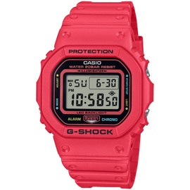 Casio DW-5600 Energy Pack Wristwatch, Limited Model: ENERGY PACK (Red), sports