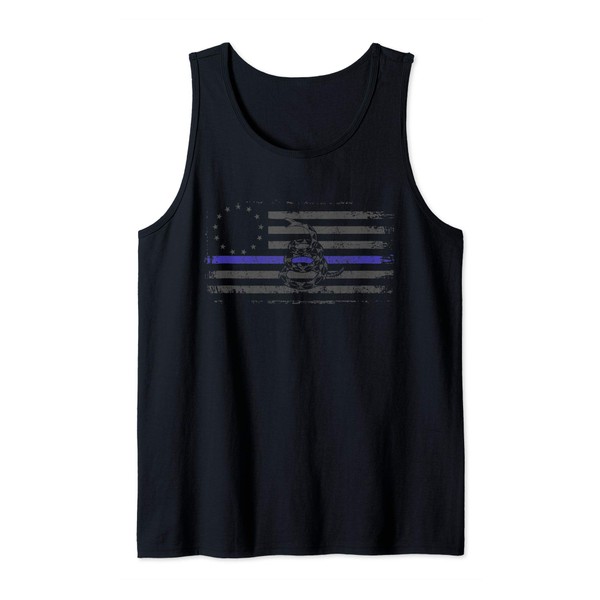 Thin Blue Line, Betsy Ross + Gadsden Snake Tactical Black