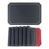 DRMHM Placemats Set of 6 Leather Placemats for Kitchen Dining