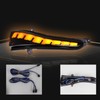 ZDEERAOTO LED Rear Side Mirror Light DRL Amber Sequential Turn
