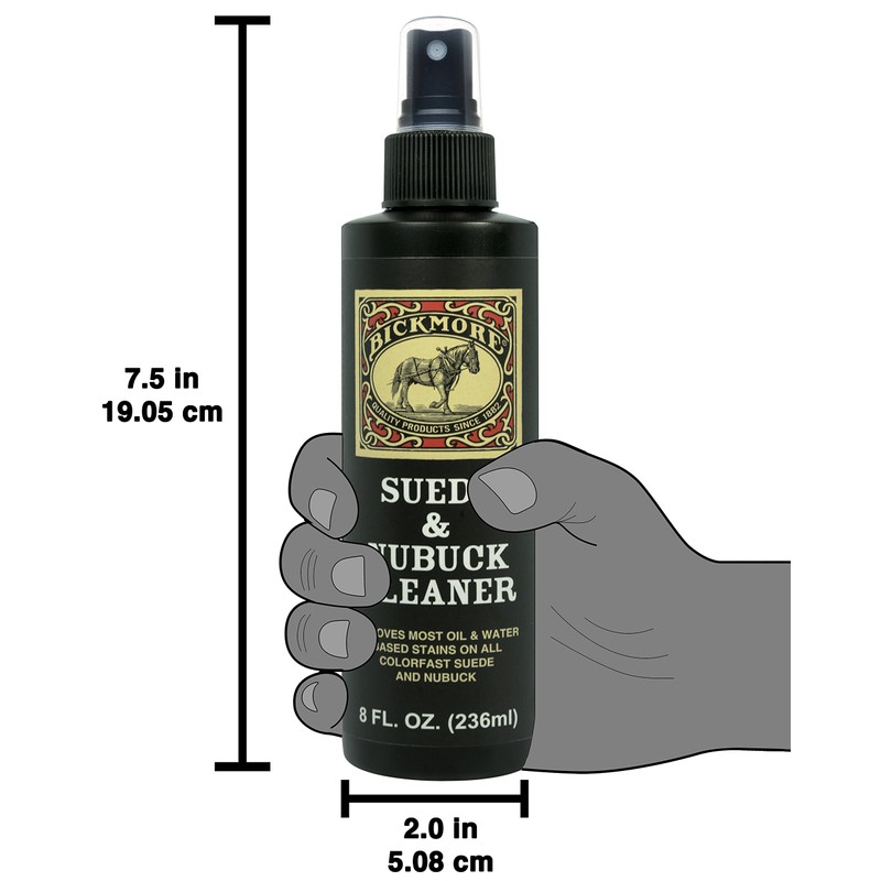 Bickmore Suede & Nubuck Cleaner - Remove Water Dirt Oil
