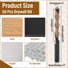 Tondiamo 50 Pcs Drywall Bit Drywall Guide Point Cutting Bits