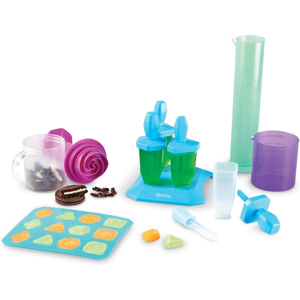 Learning Resources Yumology Science Sweet Kit, STEM, Candy Experiments, Early Science, 7 Kid Safe Recipes, Science Kit for Kids, Fun Gifts for Kids, 16 Pieces, Ages 4+