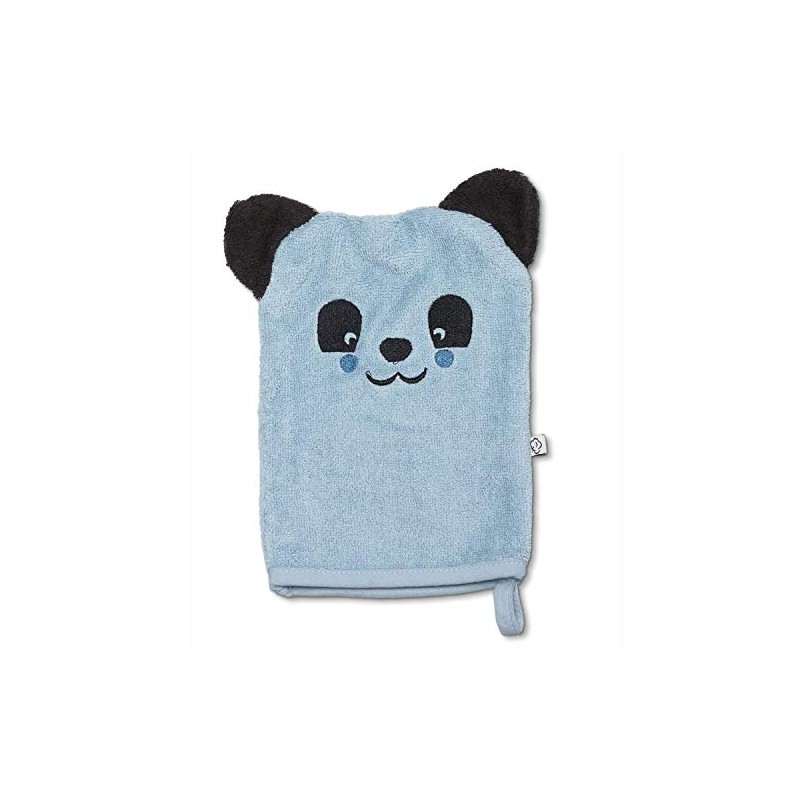 Pippi 100% Organic Cotton Wash Cloth, celestial blue