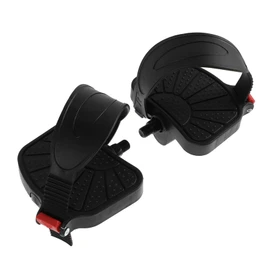 Kisangel 1pair Adjustable Exercise Bike Pedals Design for and Stationary Replacement Parts