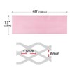 AggAuto AggAuto Universal 40"x13" Car Grill Mesh - Aluminum Alloy Automotive Grille Insert Bumper Rhombic Hole 6x12mm, One of the Most Multifunctional Shape Grids Pink