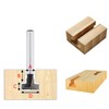 SeonFook 5pcs Keyhole Router Bit 1/4" Shank T-Slot Router Bit