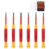 HAUTMEC 6Pcs Precision Screwdriver Set, Mini Insulated Screwdriver with Slotted