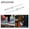 DTGN 60pcs 3.2mm x 17mm (DxL) Blind Rivets Mechanical Connection