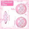 Arrowbash 12 Pcs 9 Inch Pink Bow Inflatable Beach Balls