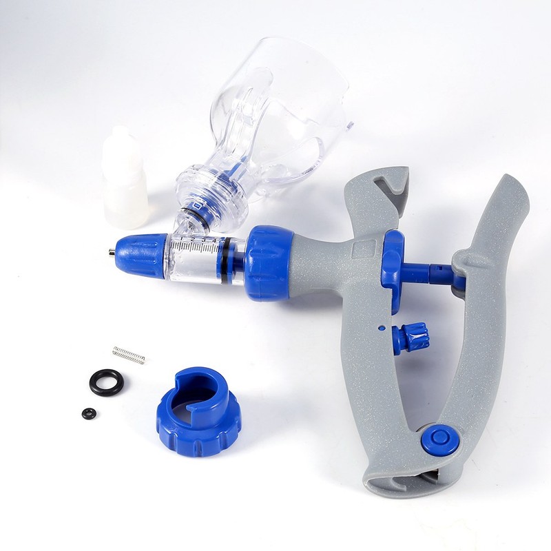 5ml Veterinary Injector Automatic Self Refill Syringe for Livestock Cattle