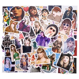 150 Pcs Singer Stickers Popular Singer Stickers Waterprof Vinyl Sticker for Water Bottles,Laptop, Scrapbook, Skateboard Suitcase, Cute Trendy Music Stickers for Adults, Teen, Fans