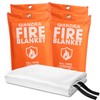 QIANZIEA Fire Blanket for Emergency Safety, Protective Flame Resistant Cover