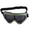 X400 Tactics Mesh Goggles Steel Lenses Sunglass Outdoor Paintball Eyewear