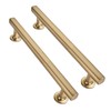 CABDM 5 inch (128mm) 2 Pack Brushed Brass Cabinet pulls
