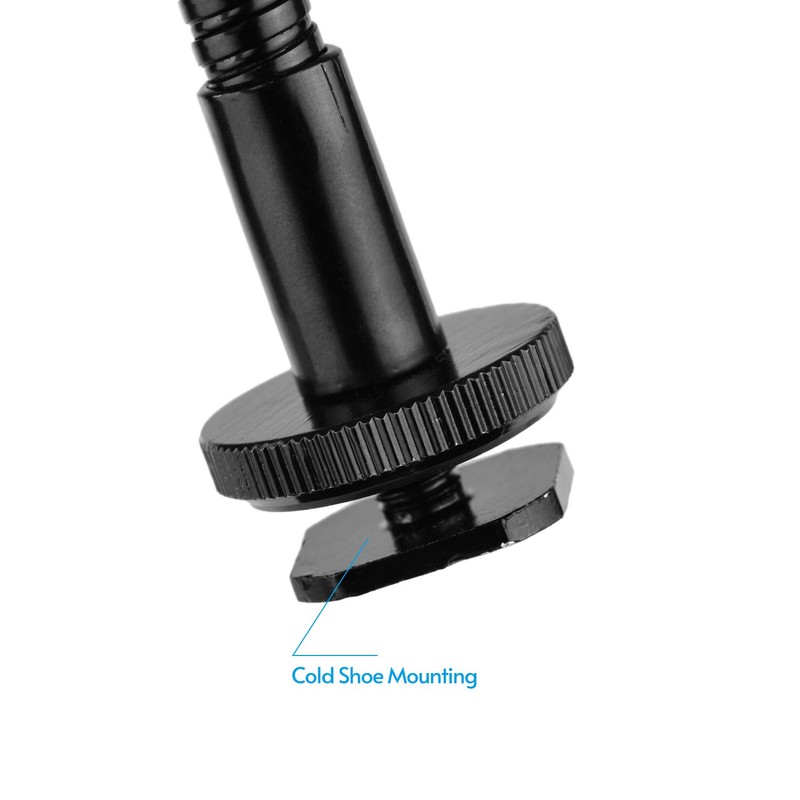 Foldable Phone Clamp Holder Stand with Cold Shoe Mounting for