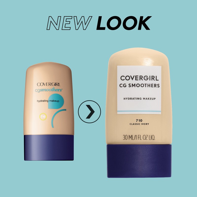 COVERGIRL Smoothers Hydrating Makeup Soft Honey, 1 oz (packaging may