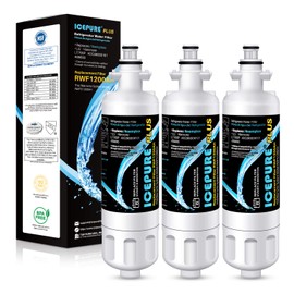 ICEPURE PLUS 46-9690 NSF53 Certified Replacement for LG LT700P ADQ36006101, Kenmore Elite 9690 ADQ36006102, LFX28979ST, RWF1200A, LFX25978ST, LFXS30766S, LFXC24726S Refrigerator Water Filter,3PACK