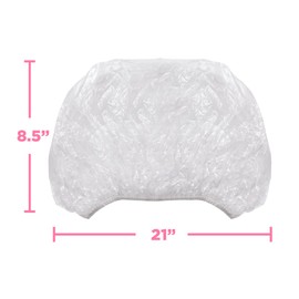 ADAMA ADAMA Disposable Shower Conditioning Processing Caps, Ideal For Perms and Conditioning Treatments, Clear Caps With Elastic Trim, Standard Size For Ultimate Coverage, 30 Caps, Clear