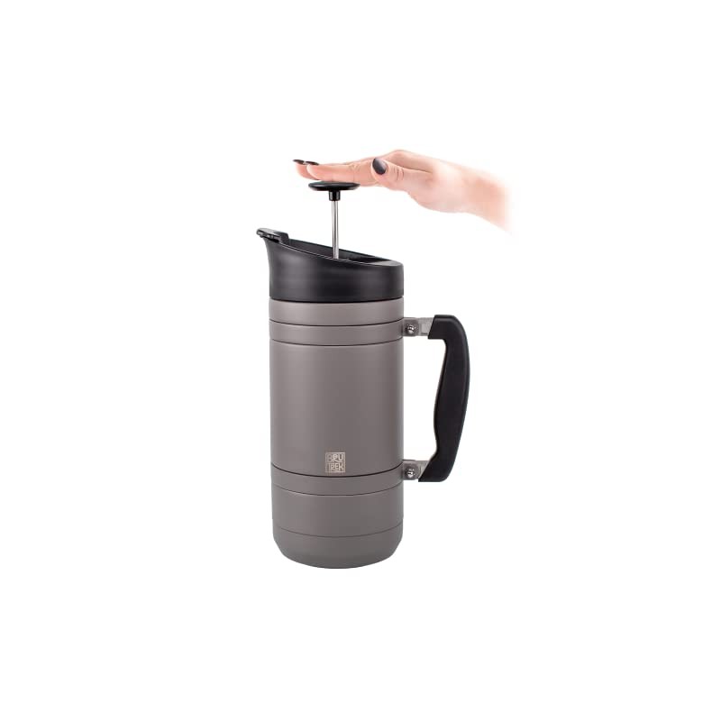 BruTrek Basecamp Coffee Press - Double Wall Vacuum Insulated Stainless