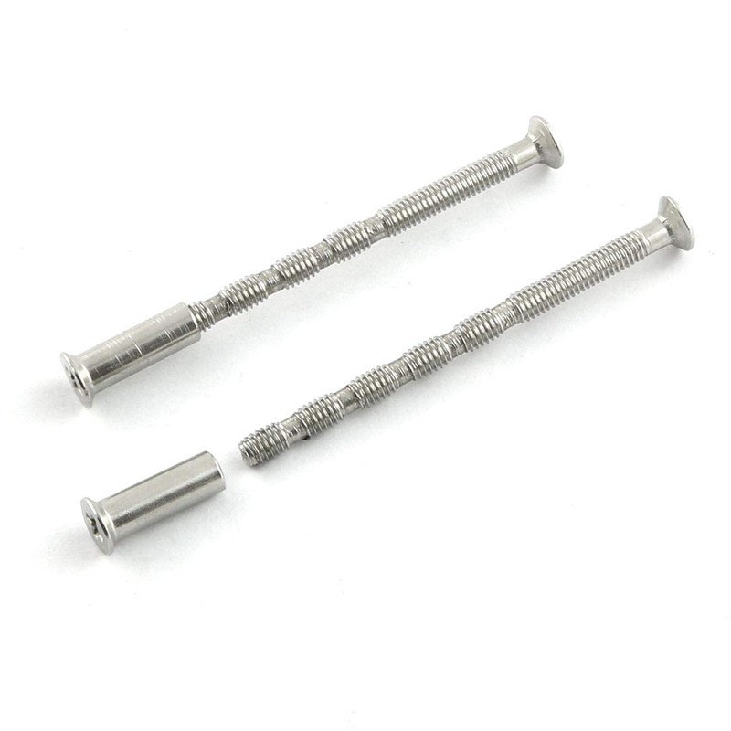 PZRT 4 Set Door Handle Hardware Lever Handle Screws Connecting