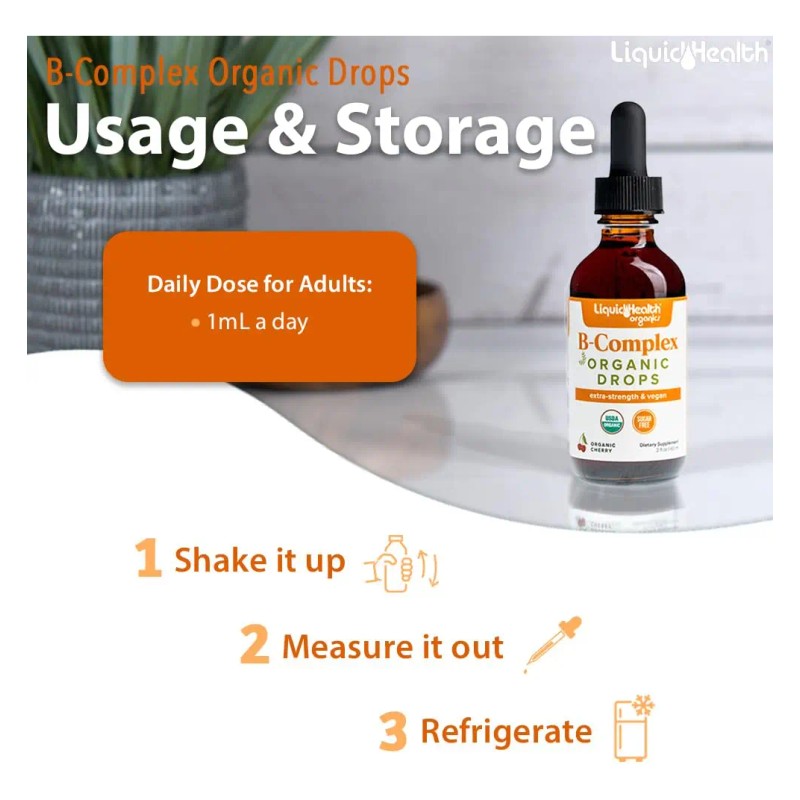 Liquidhealth Vitamina Complejo Orgánico Líquido 2oz