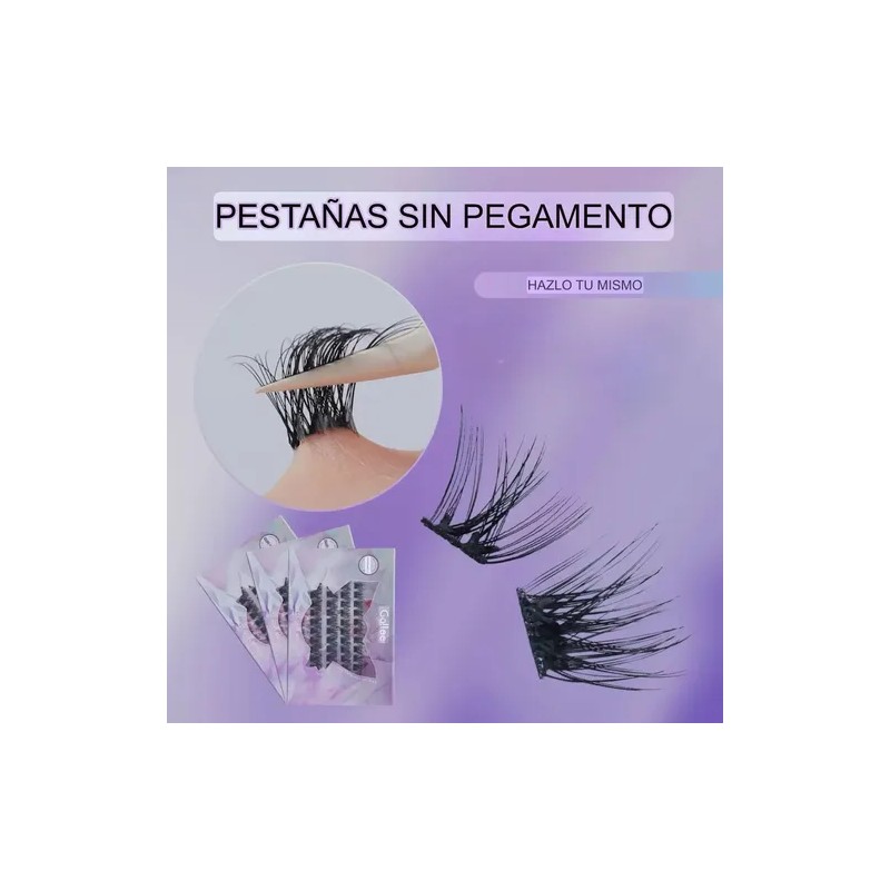 Gollee Fluffy Diy Press On Extensión De Pestañas