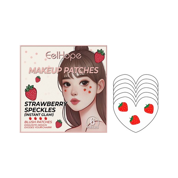 Strawberry Makeup Patch Pie Eye Makeup Patch Face Embellishment Patch