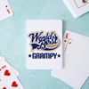 CafePress Worlds Best Grampy Standard Size Playing Cards