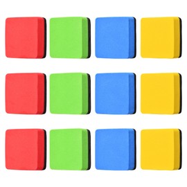 12 Whiteboard Eraser, Magnetic Whiteboard Eraser, Mini Whiteboard Eraser, Sponge, Magnetic Whiteboard Sponge