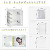 Seal Notebook, A8 Binder, 3-Hole, Transparent [20 Refills, 2 Zippered