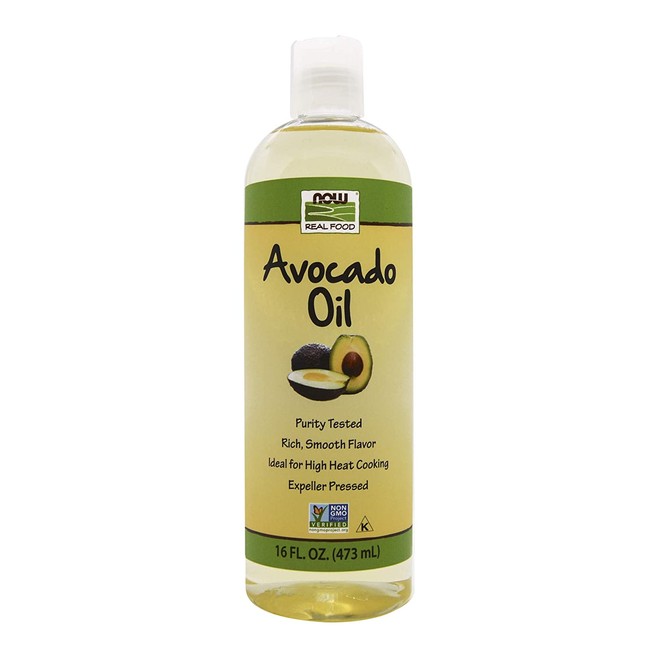 NOW Natural Foods Avocado Oil, Cooking Oil in Plastic Bottle, Purity-Tested, Rich Smooth Flavor, High Heat Cooking, Expeller Pressed, Certified Non-GMO, 16.9 Oz