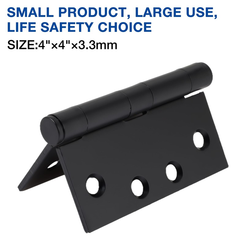 TDCHINGES Exterior 4x4 Inch Door Hinges 3.3mm Thick Heavy Duty