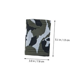 Totority 2Pcs Camouflage Wrist Straps Breathable Elastic Support for Sports Everyday Activities Ergonomic Design for Comfort for Badminton Tennis Basketball More