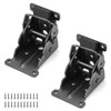 QWORK® 2 Pack Folding Lock Extension Self Locking Foldable Hinge