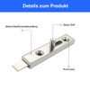 Silkwish Pack of 4 Small Metal Furniture Latches - 70