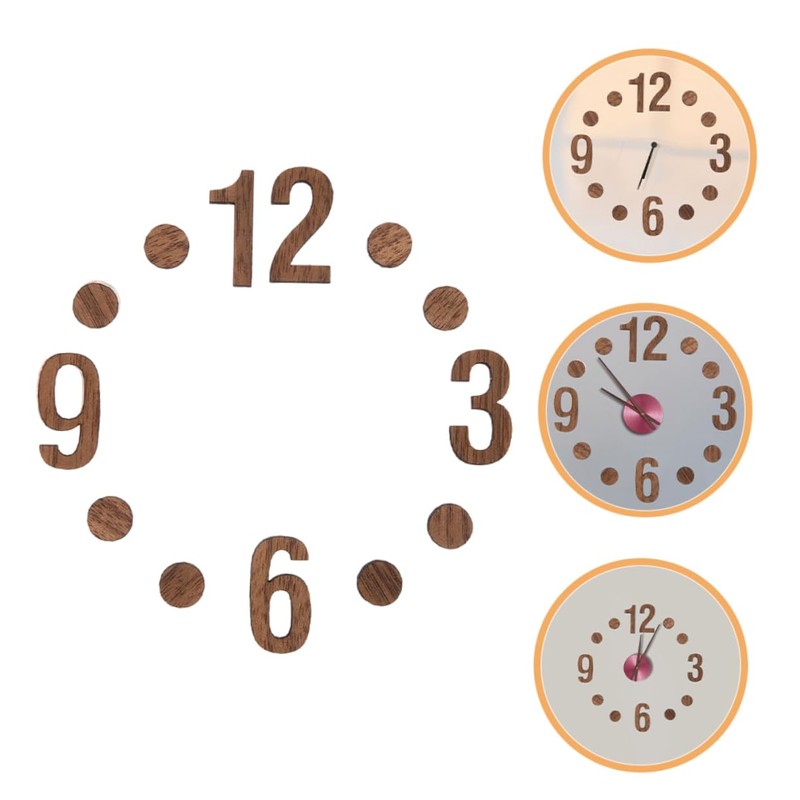 Operitacx 1 Set DIY Digital Clock Numbers Replacement Numerals for