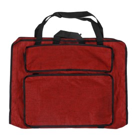 Sketchpad Bag Single Shoulder Reinforced Waterproof Portable Large Capacity Multiple Pockets Artist Bag for ArtistRed