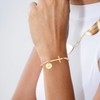 Gold Cross Bracelets for Women - 14K Gold Plated 3mm