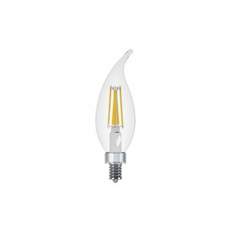 GE Relax 60-Watt EQ CA10 Soft White Dimmable Candle Bulb