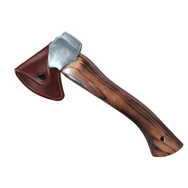 Leather Axe Sheath - Retro Protector Tool Cover With Metal
