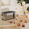 Anfilank Toaster 4 Slice with Countdown Timer, Extra Wide Slots