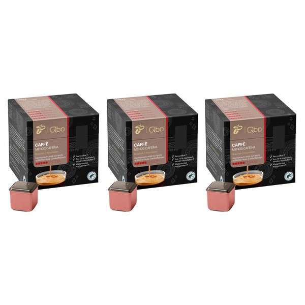 Tchibo Qbo Caffè Menos Cafeína Premium Coffee Capsules, 81 Pieces
