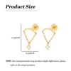 Hidden Helix Earrings for Women Dangle Helix Jewelry Rhinestone Chain