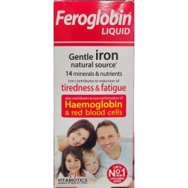 Vitabiotics Organic Feroglobin Liquid 500ml (Family Size) Large Bottle
