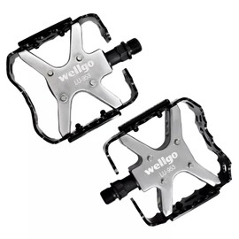 Wellgo Old School BMX MTB Bear Trap 9/16" Bicycle Pedals, Black, WE3030